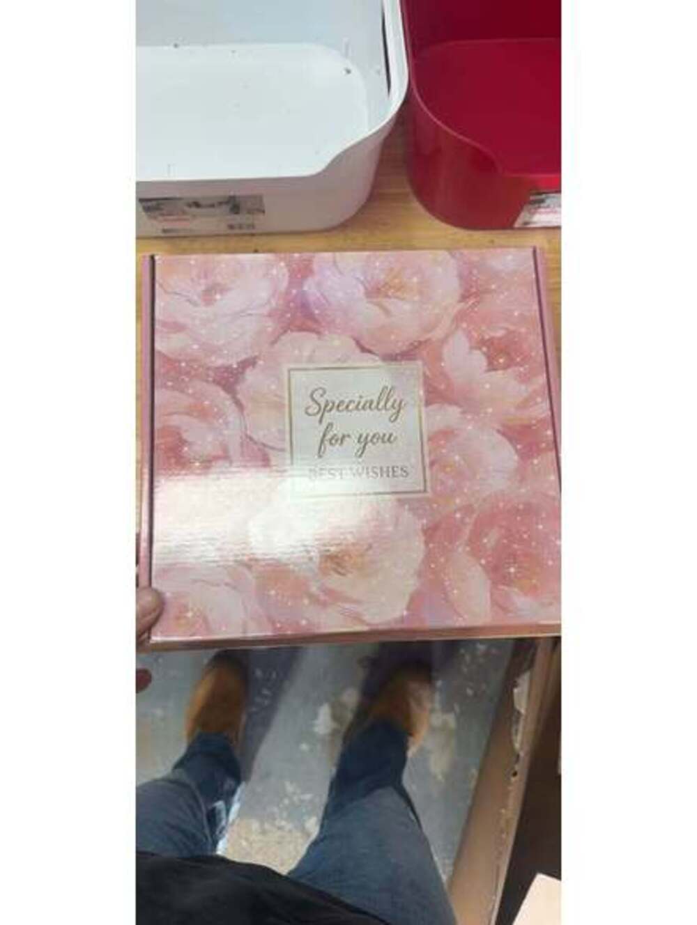 Pink Floral Gift Box Specially For You